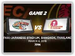 Hi-Tech Bangkok City vs. Singapore Slingers | Semi-Final - Game Highlights | March 4, 2016